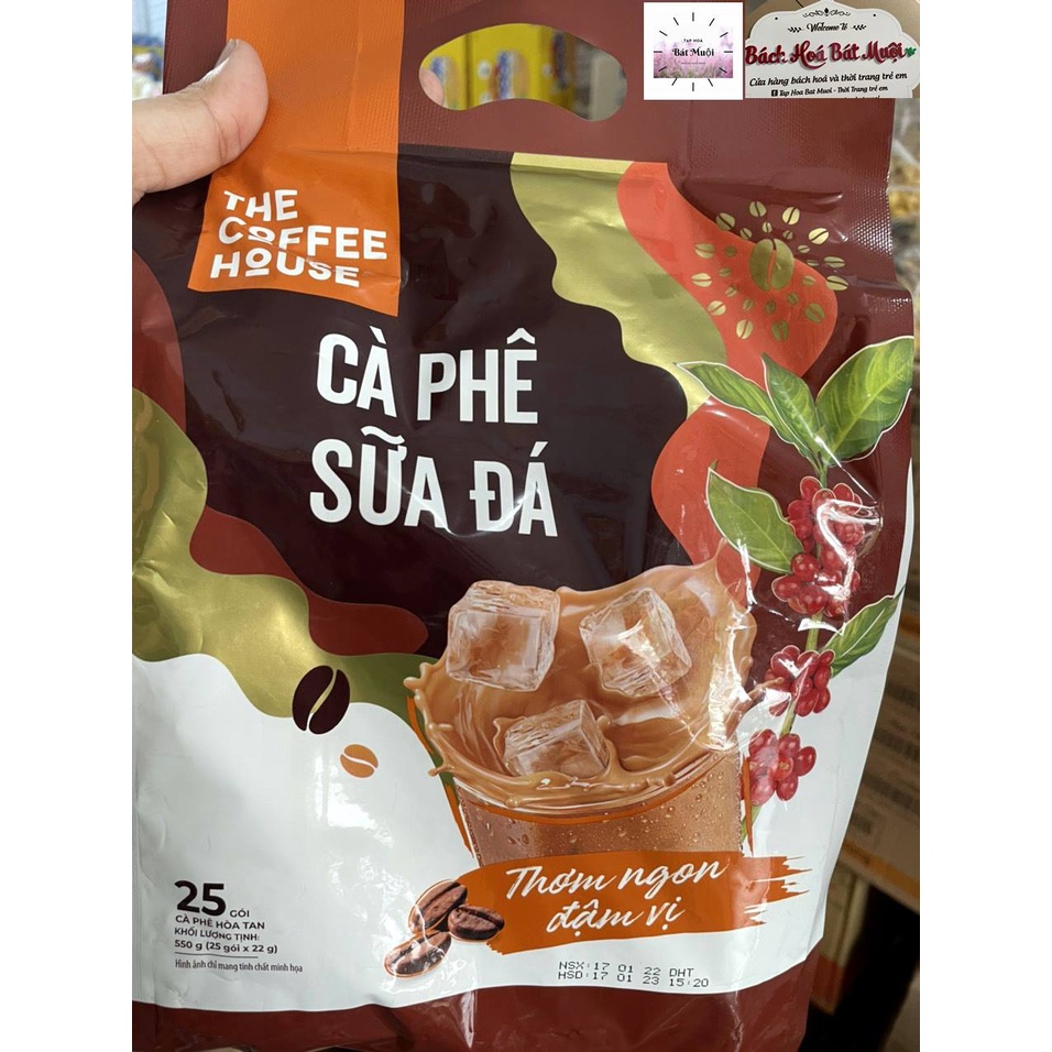 Cà Phê Sữa Đá Hòa Tan THE COFFEE HOUSE Túi 25 x 22gr