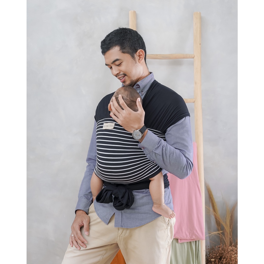 Đai Địu Em Bé Co Giãn Họa Tiết Ngựa Vằn