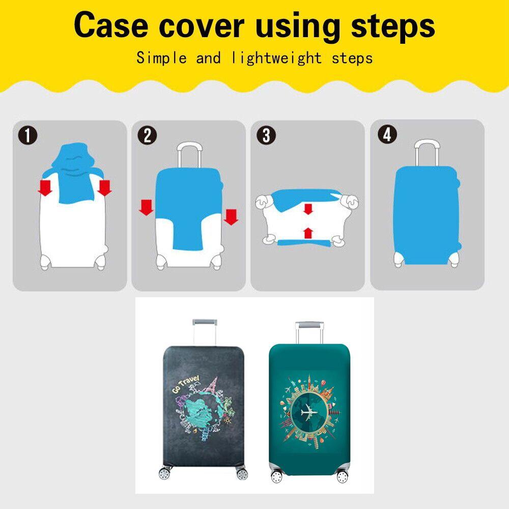 Vỏ Bọc Bảo Vệ Va Li Kéo Du Lịch Co Giãn Chống Bụi