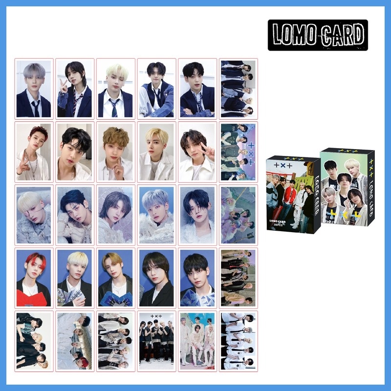 Hộp 30 ảnh lomo card nhóm nhạc TXT chất lượng cao