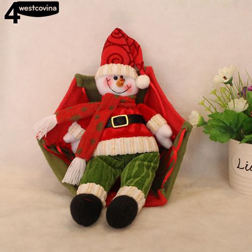 Ông Già Noel Và Người Tuyết Xinh Xắn Dùng Để Trang Trí Cây Thông