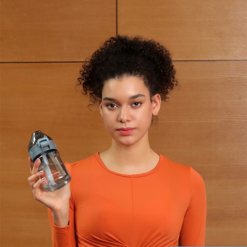 Bình nước DILLER có ống hút dung tích 400/1100ml nhiều màu sắc xinh xắn