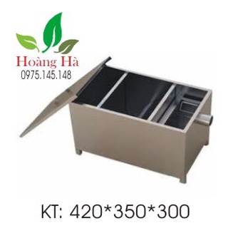 Bể tách mỡ 40l, bẫy mỡ 40l, bẫy mỡ inox 40l