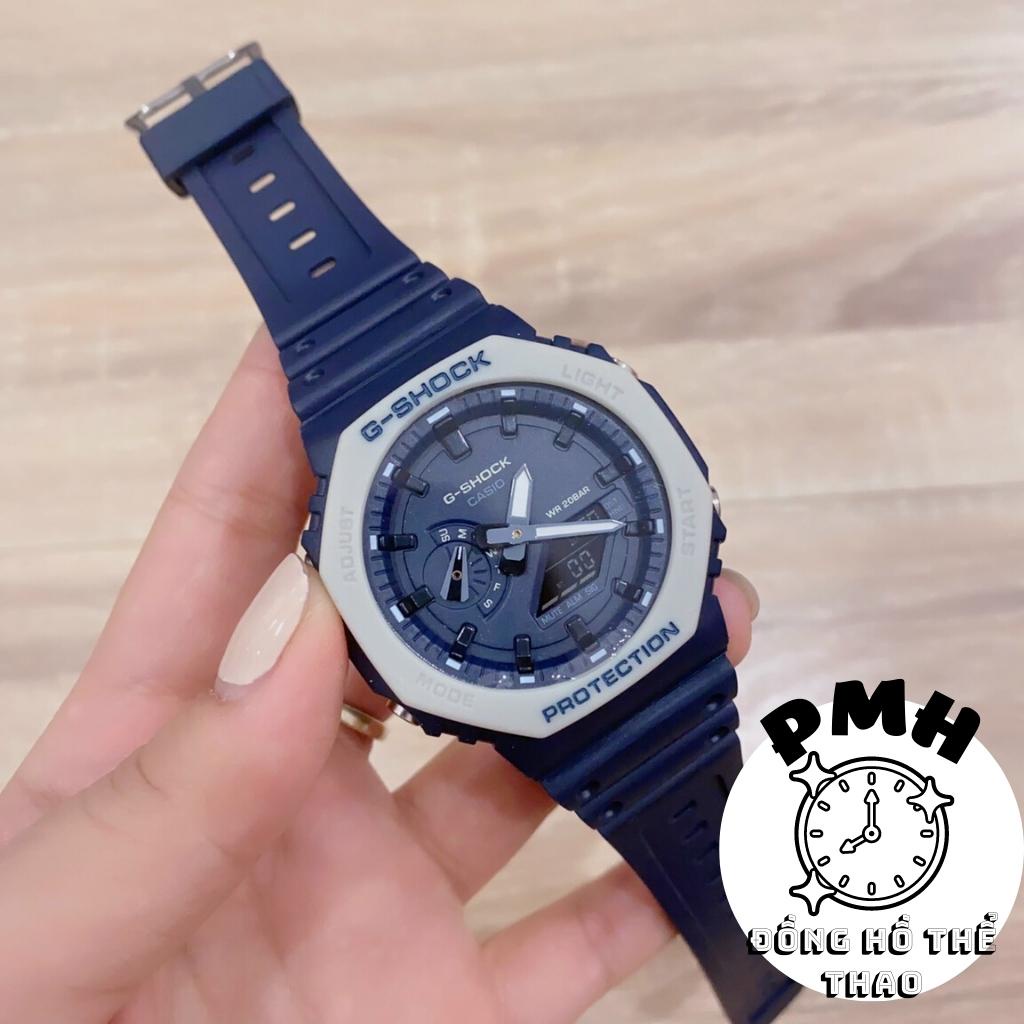 Đồng hồ đeo tay nam , Đồng hồ nam thể thao GA2100 màu xanh lam kích thước 42mm | BigBuy360 - bigbuy360.vn