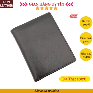 Bóp da nam ví nam kiểu đứng mẫu mới da bò thật 100% loại tốt