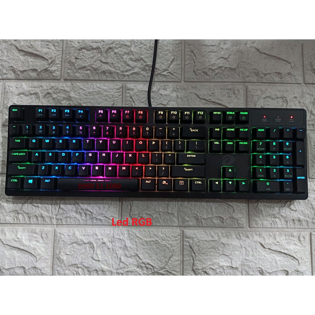 Bàn phím cơ Dareu EK1280s Pink , Black /Multi Led