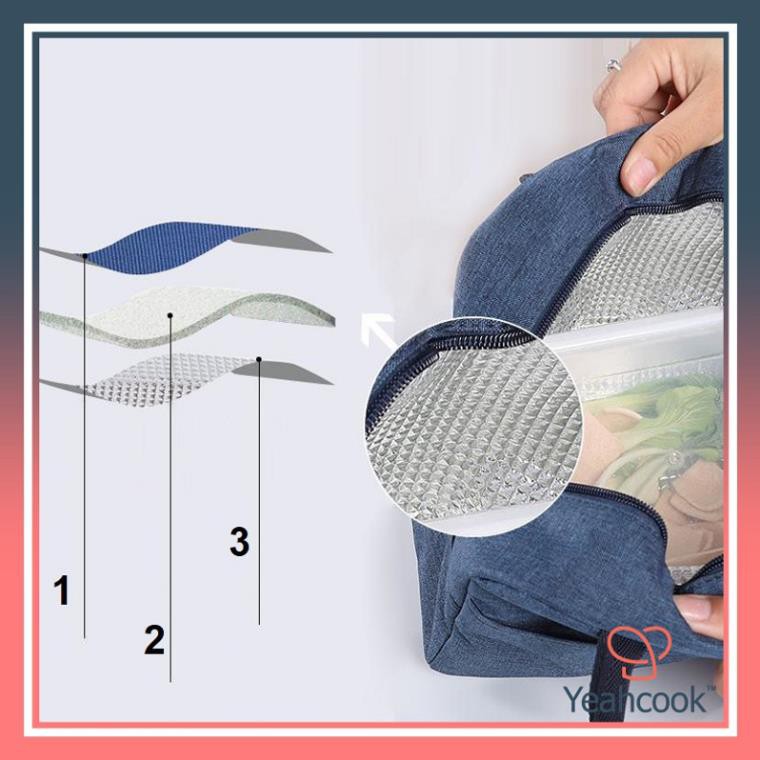 Túi giữ nhiệt đựng hộp cơm cao cấp Yeahcook