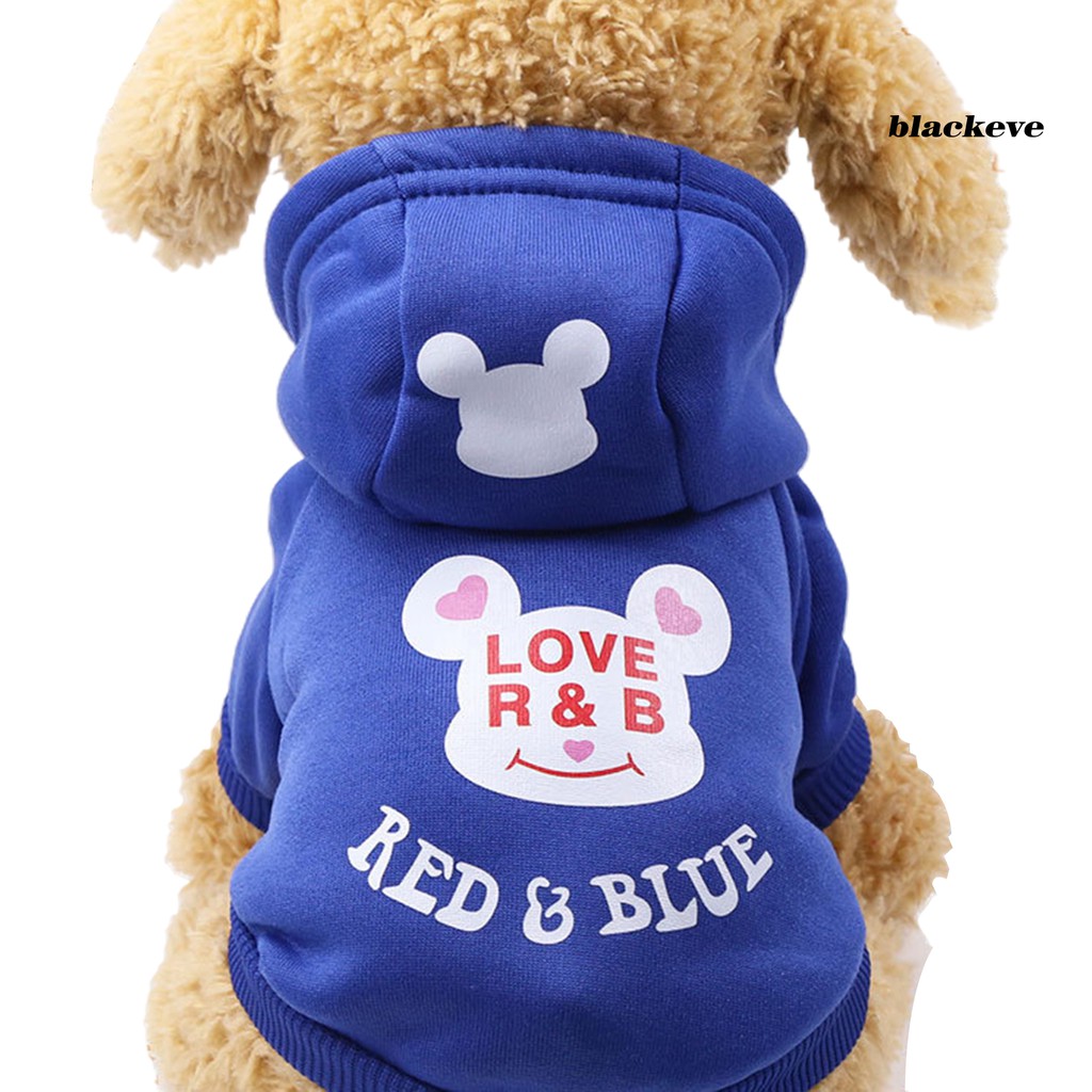 Áo hoodie dày có nút bấm giữ ấm xinh xắn đáng yêu dành cho thú cưng