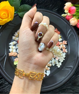 Hoa bột ôm móng sĩ ib giá 3k9