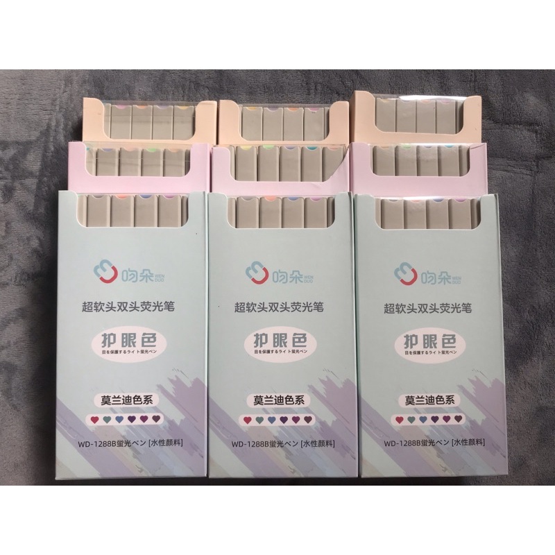 SET HỘP 6 BÚT HIGHLIGHT 2 NGÒI