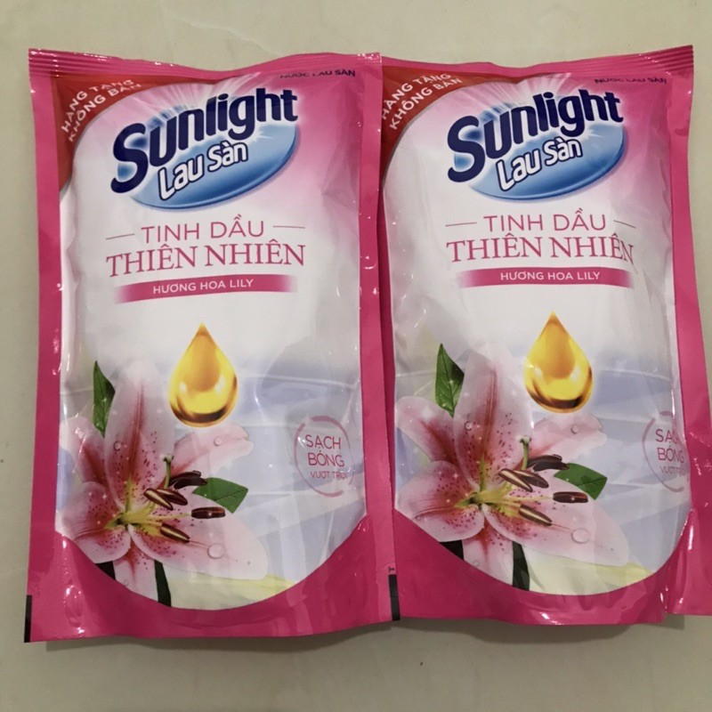  Gói nước lau sàn Sunlight 550g(548ml) hương hoa Lily