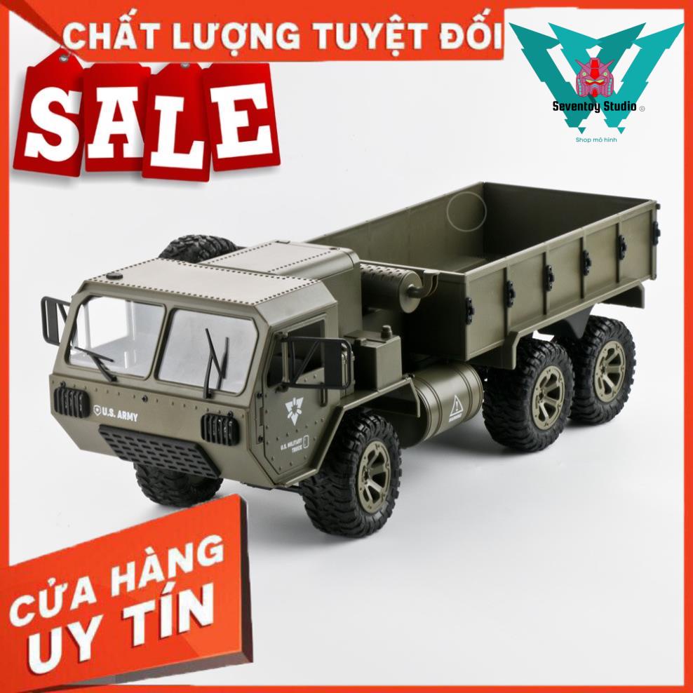 Mô Hình xe ô tô tải quân sự điều khiển từ xa Fayee FY004 FY004A US Military tỷ lệ 1:12 6WD giá rẻ sập sàn