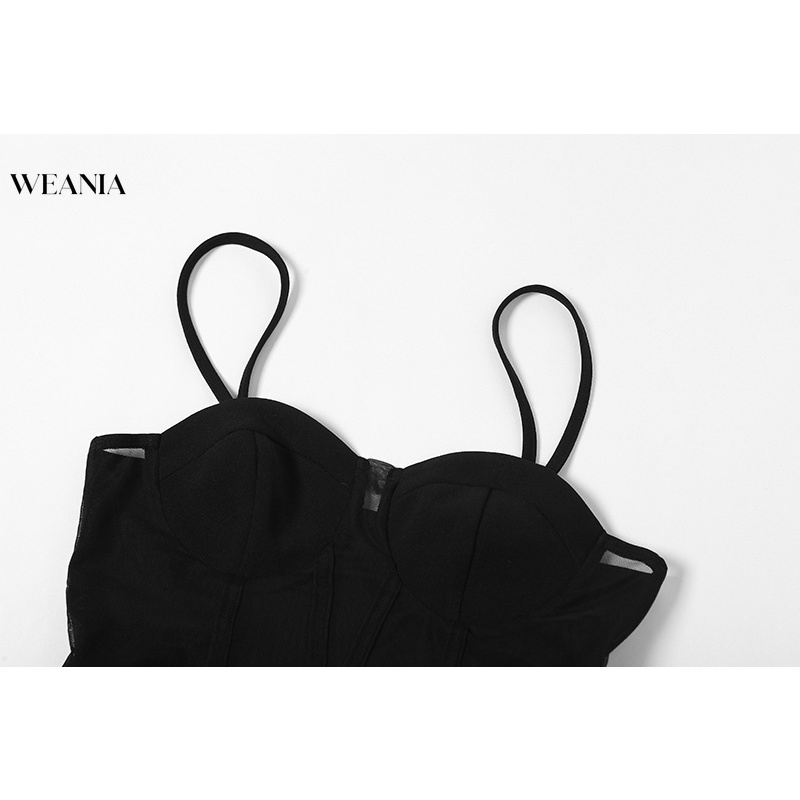 Đầm Sát Nách Dáng Dài Hở Lưng Xẻ Tà Quyến Rũ Thời Trang Cho Nữ