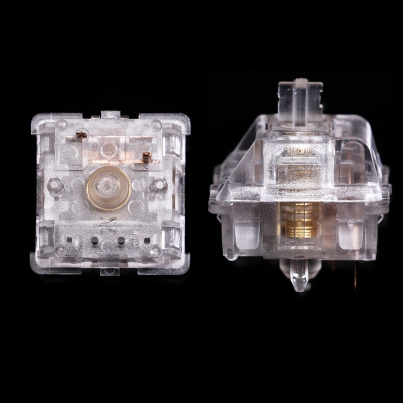 Set 10 Công Tắc Bàn Phím Cơ Everglide 5Pin Aqua King Trong Suốt Chuyên Dụng
