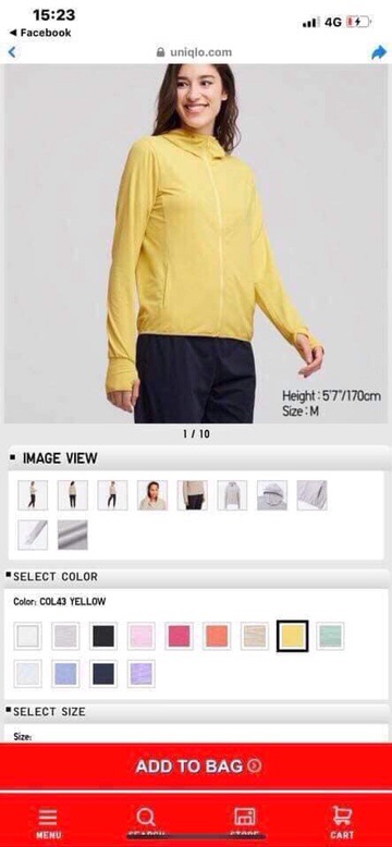 Áo chống nắng UNIQLO năm 2019 hàng chuẩn của nhật có bill đầy đủ | BigBuy360 - bigbuy360.vn