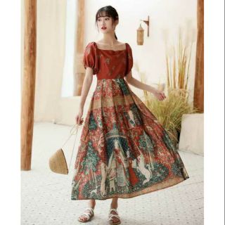 [ORDER] Váy cổ điển retro Pháp #Bohemian