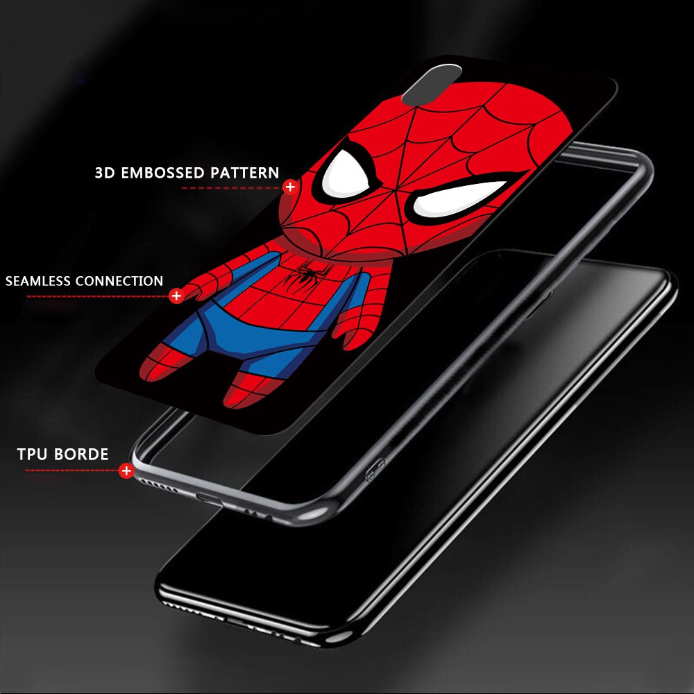 For Vivo Y12S Y51 Y51A Y50 Y30 Y30i Y72 Y20 Y20i Y20S G 2021 2020 5G Cartoon Marvel Soft TPU Phone Case Ironman Cover Captain America Phone Cases Bat Spider Man Casing