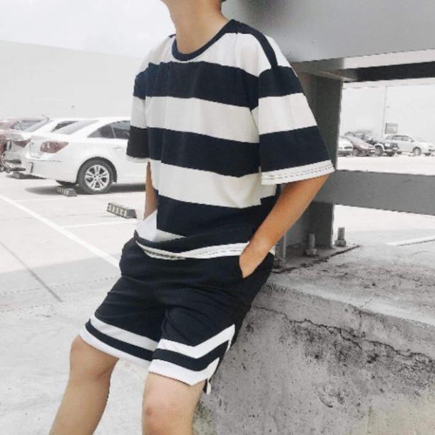 quần short double v, quần short nam nữ unisex chất thun lạnh cao cấp  ྇