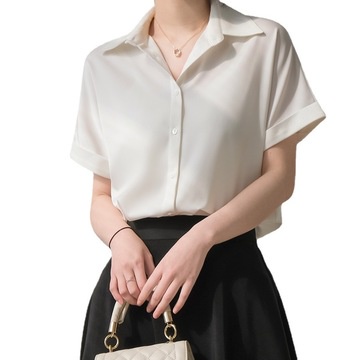 Áo Sơ Mi Mùa Hè Tay Ngắn Dáng Rộng Thiết Kế Kiểu Xếp Nếp Thời Trang Mùa Hè  Cho Nữ
