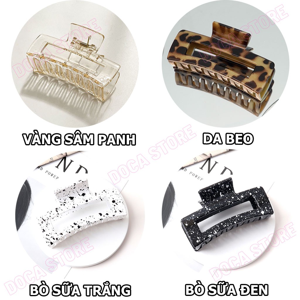 Kẹp tóc Vuông nhiều màu dễ thương KT18