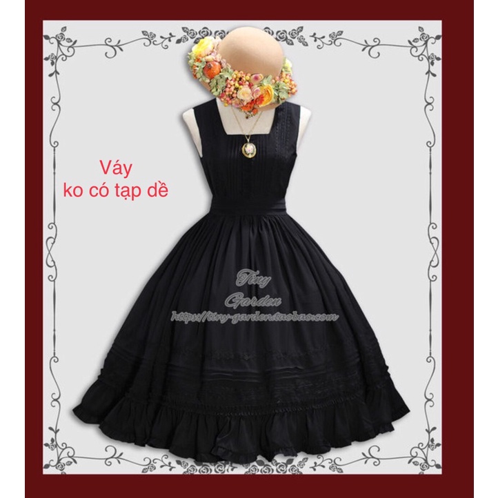 YAS0438-Váy Lolita vintage phong cách đồng quê