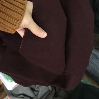 Dạ ép lỳ màu đỏ gạch+ lót gió