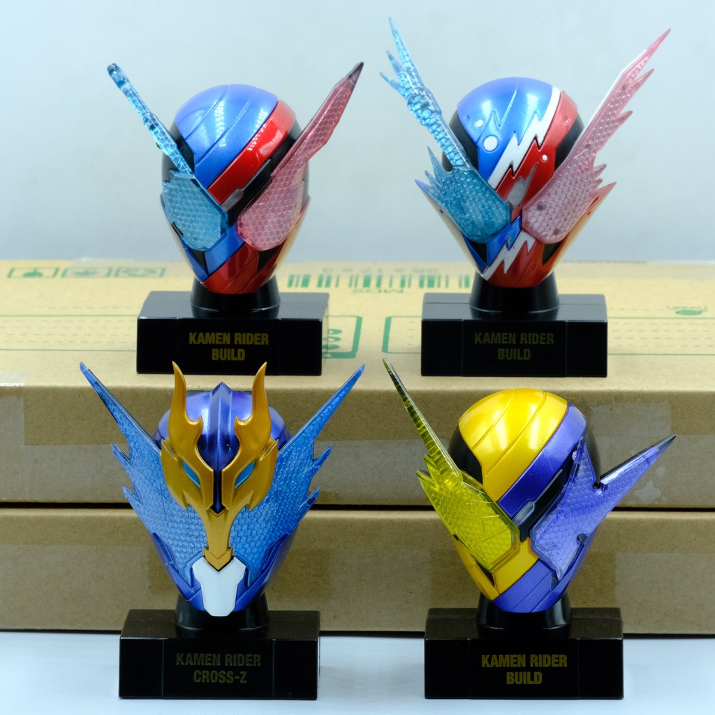 Mô hình Đầu của Kamen Rider Head Tỷ lệ 1/4 Chính Hãng Bandai RMC Kamen Rider Build Ex-aid Gaim. Có ảnh thật, cực đẹp.