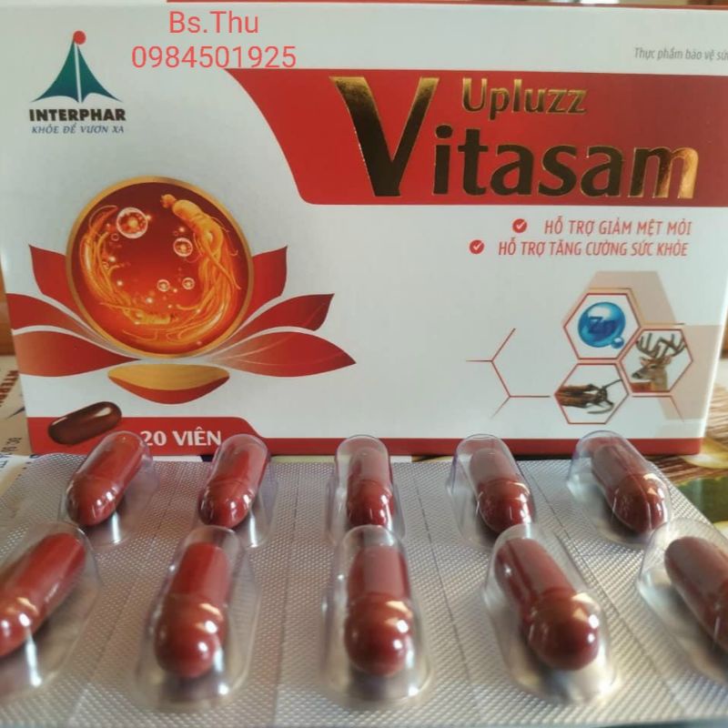 UPLUZZ VITASAM - TĂNG CƯỜNG SỨC KHOẺ, GIẢM MỆT MỎI