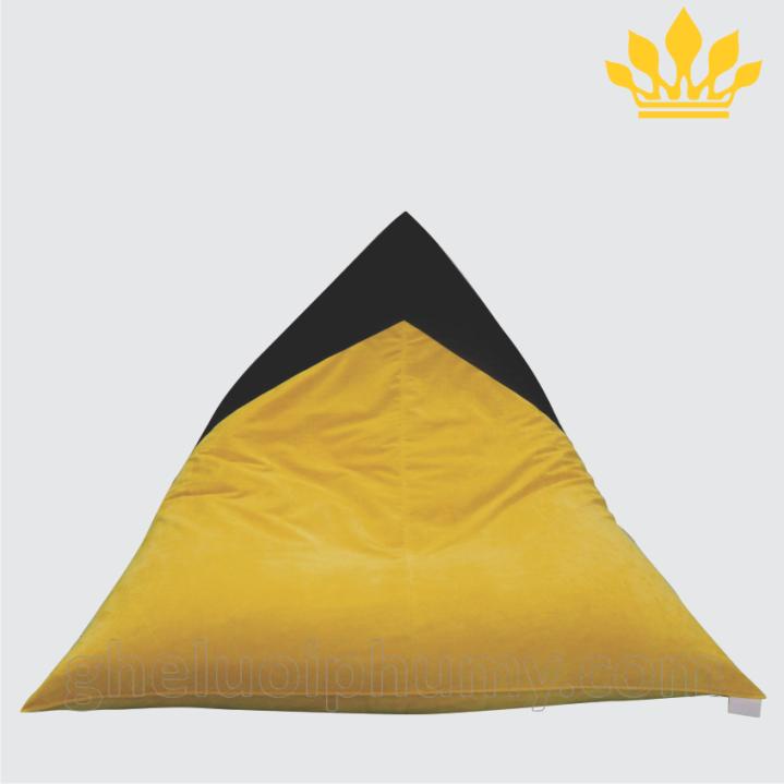 Ghế lười hạt xốp hình Kim tự tháp GH-KITT-DASA size S - Phú Mỹ