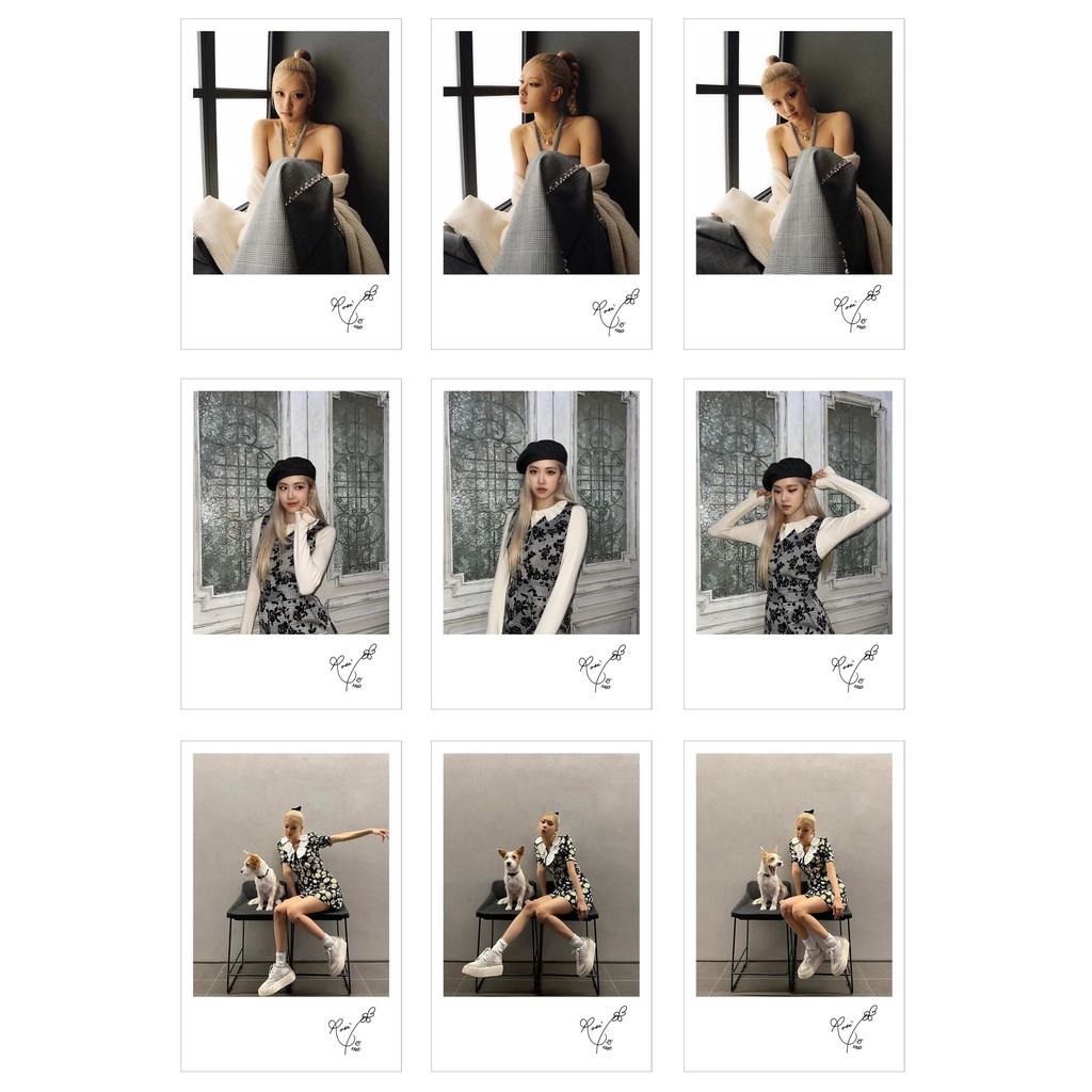 Lomo Card 36 Ảnh BLACKPINK - ROSÉ INSTAGRAM