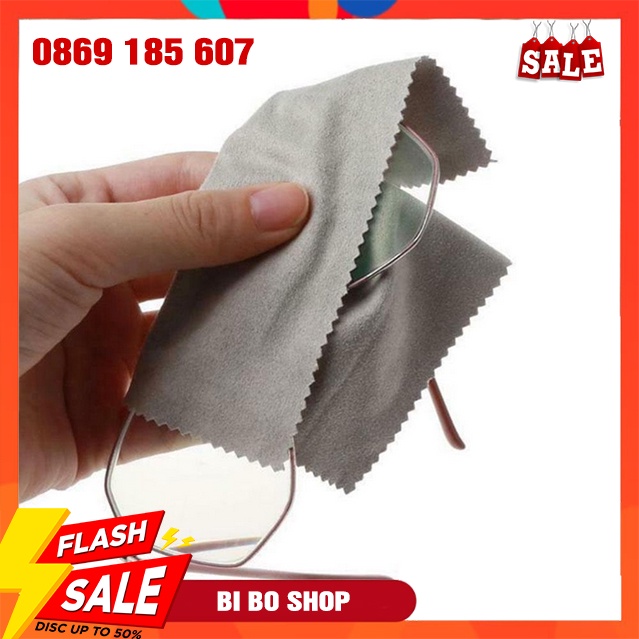 Khăn Lau Kính Mắt Vải Sợi Nhỏ Chống Bám Hơi Nước Tái Sử Dụng Được Nhiều Lần