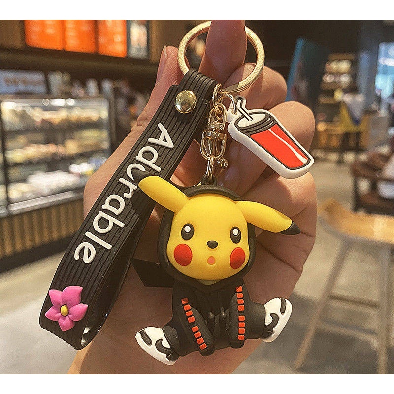 Móc khóa hình pikachu dễ thương sáng tạo