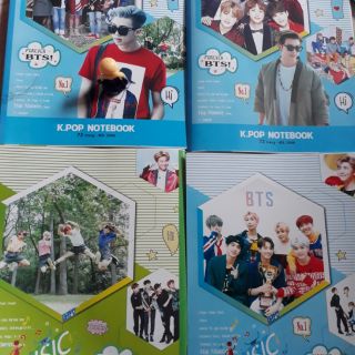 Vở BTS 72 trang ( vở kẻ ngang) sỉ