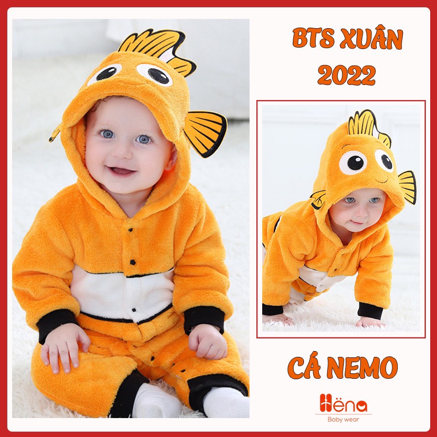 Bộ Body Hình Thú - Body lông cho bé CAO CẤP bé từ 4-17kg - Dolakids