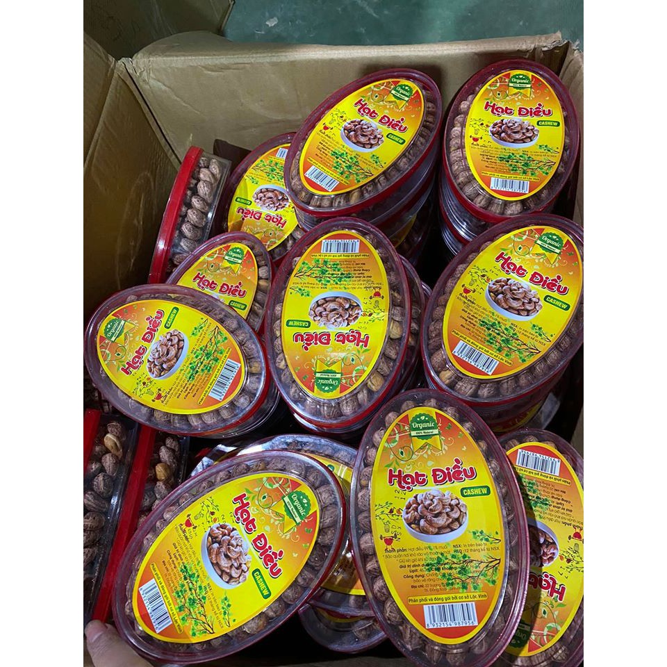 Hạt điều rang muối điều nguyên túi 400g