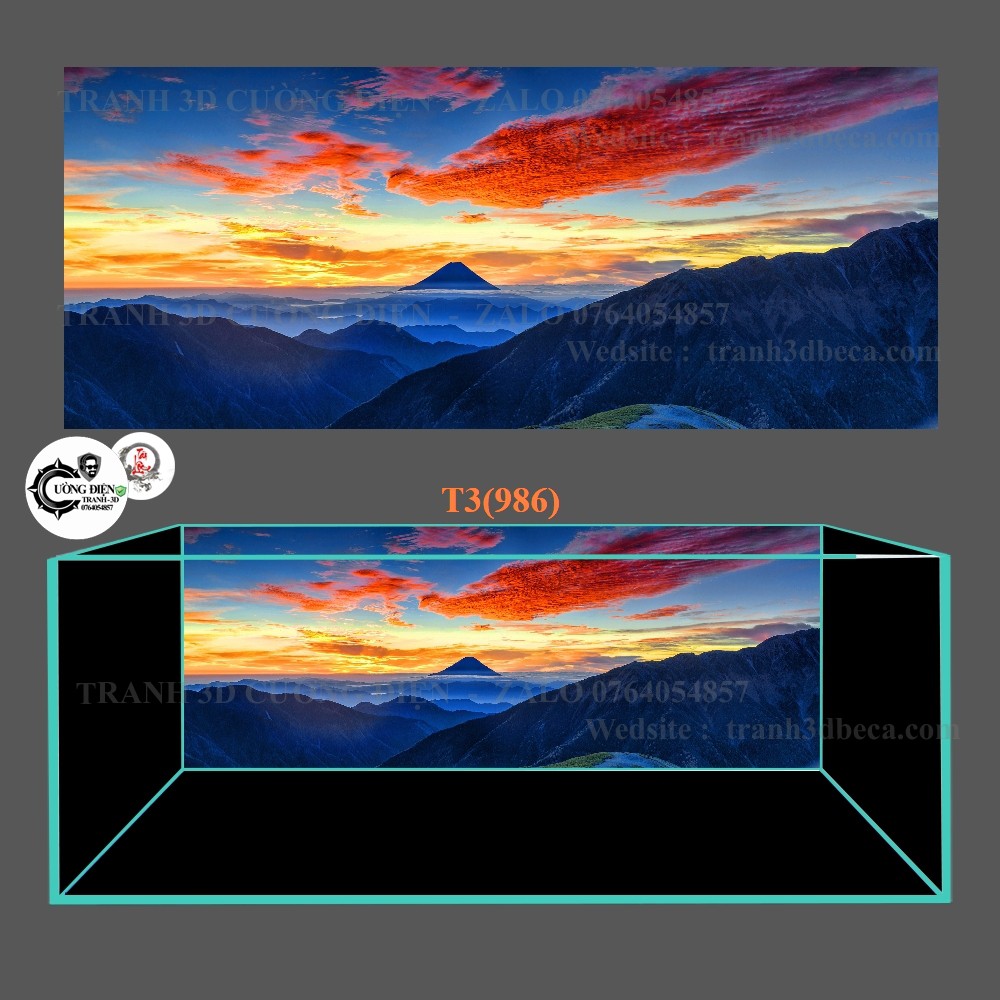 Tranh dán hồ cá thuỷ sinh ,có keo sẵn, nhiều kích thướt chọn lựa