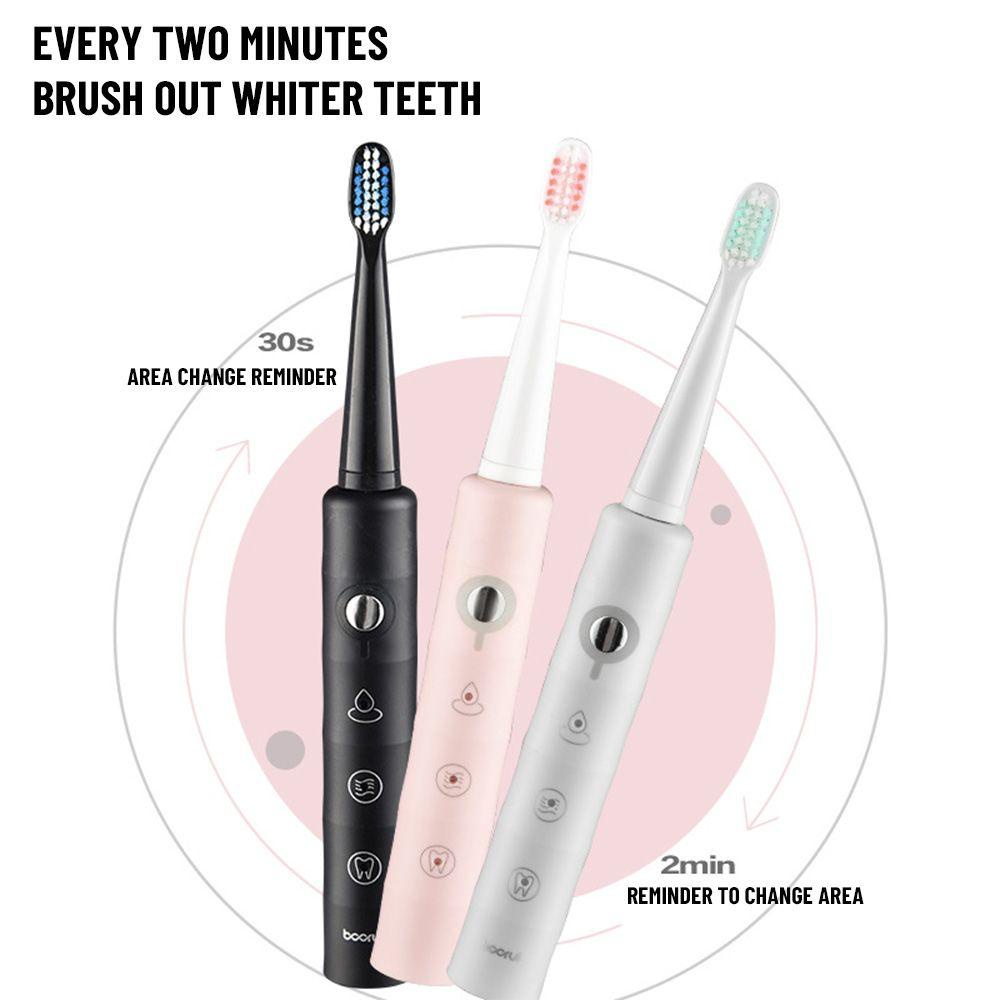 Bàn Chải Đánh Răng Điện Chống Thấm Nước IPX7 Chăm Sóc Răng Miệng Dễ