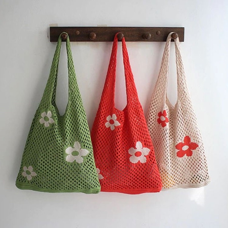 NET TOTEBAG. TÚI TOTE LƯỚI ĐAN
