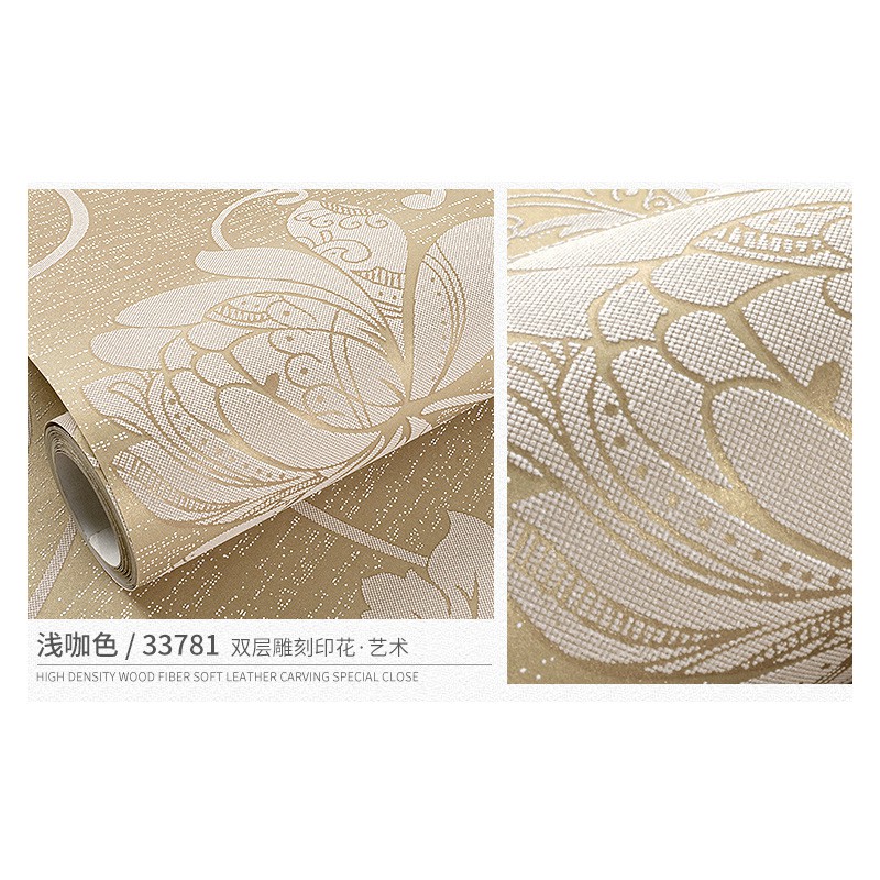 53cm * 9.5m 3D wallpaper Non-self-adhesive non-woven   giấy dán tường có kích thước Không có chất kết dính Giấy dự án không dệt đặc biệt phát hành phòng ngủ ấm áp lãng mạn phòng tân hôn nhà Hình nền phòng khách không dệt