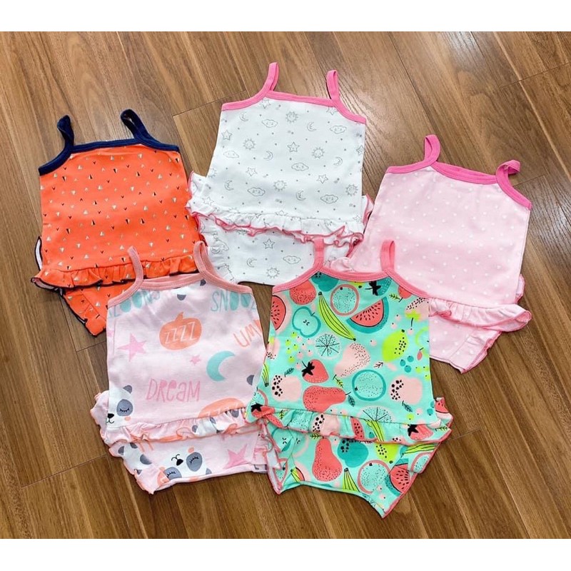 Đồ bộ 2 dây quần bèo Gymboree bé gái