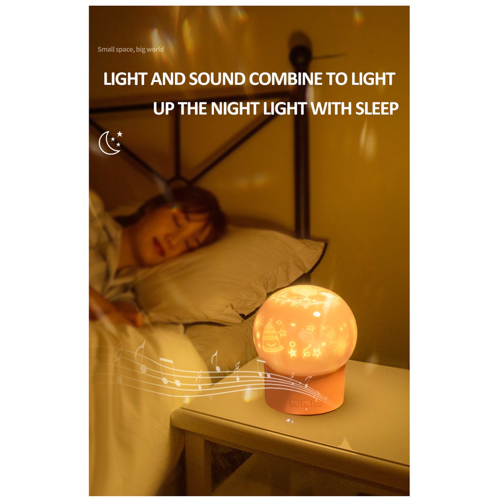 đèn trang trí đèn led nhà trang đèn phòng trang trí tiệc đèn sáng đèn quay đèn ngủ bts Đèn Chiếu Sao Đa Chức Năng Kết Nối Bluetooth