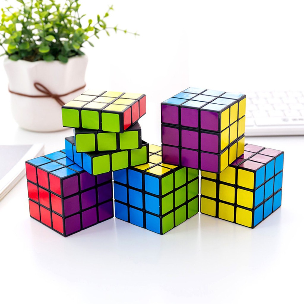 [ĐỒ CHƠI THÔNG MINH] Khối RUBIK xoay lắp ghép cho bé - Đồ chơi thông minh RUBIK loại tốt hàng đẹp