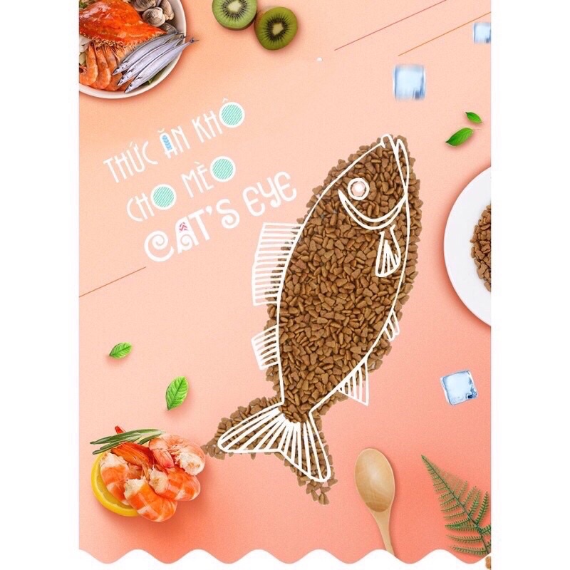 Thức ăn cho mèo Cat’s eye 1kg Cateye Catseye