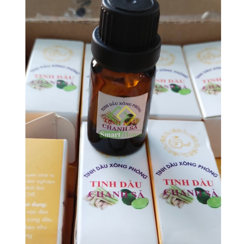 (Bán Rẻ Xin Đánh Giá 5)Tinh Dầu Chanh Xả, Giúp Giảm Căng Thẳng, Khử Mùi, Massage, Chống Say Tàu Xe Smart House