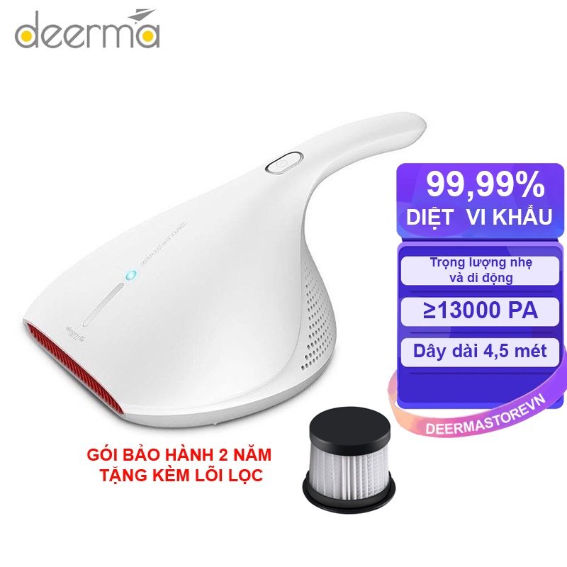 Máy Hút Bụi Giường Đệm Deerma CM800 Diệt Khuẩn Bằng Tia UV