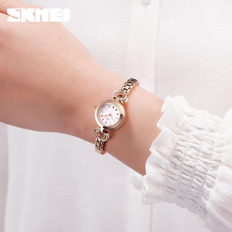 Đồng Hồ Đeo Tay Nữ SKMEI 1408 Thời Trang Đơn Giản Thanh Lịch Kháng Nước Chất Liệu Hợp Kim | BigBuy360 - bigbuy360.vn
