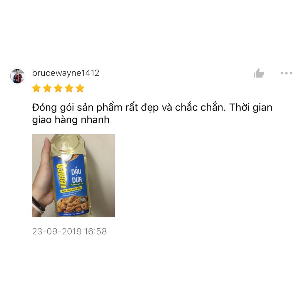 DẦU DỪA VIETCOCO - COOKING OIL  1 Lít