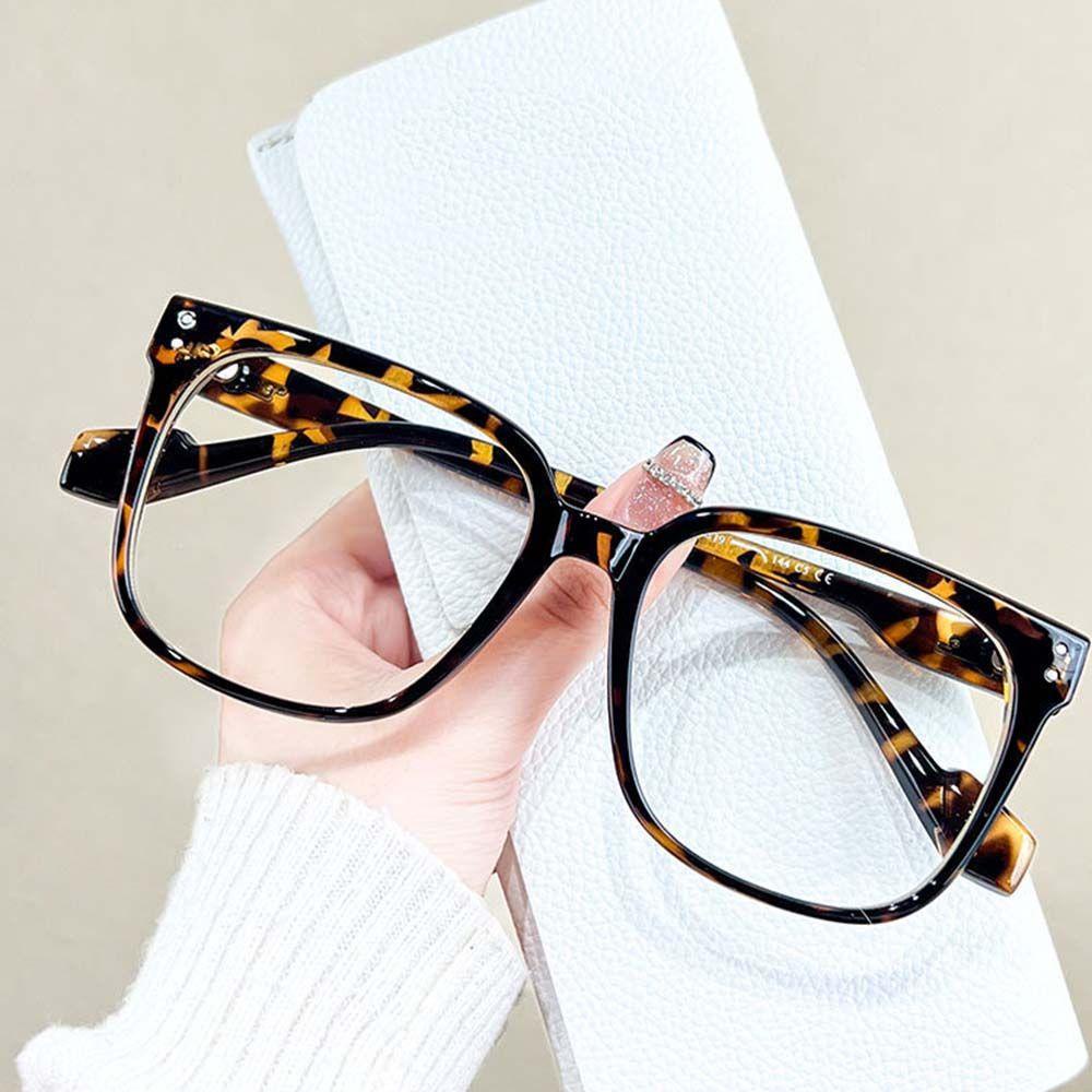 Mắt Kính Gọng Vuông Lớn Phong Cách Retro Thời Trang Cho Nữ 2Lilife