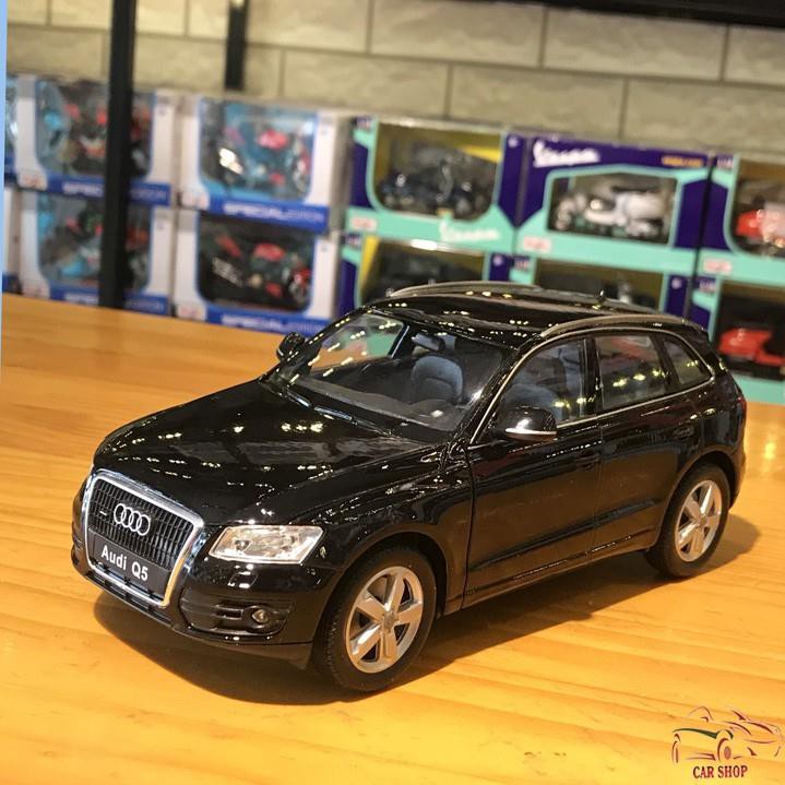 [ FREE SHIP ĐƠN 50K] Mô hình xe ô tô SUV Audi Q5 hãng Welly FX đen cao cấp