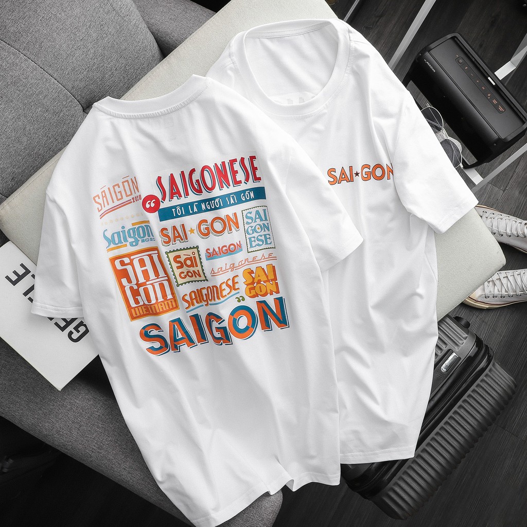 Áo thun Vintage Hà Nội Sài Gòn CTN84 thiết kế chất liệu 65% cotton áo thun HALEY | BigBuy360 - bigbuy360.vn